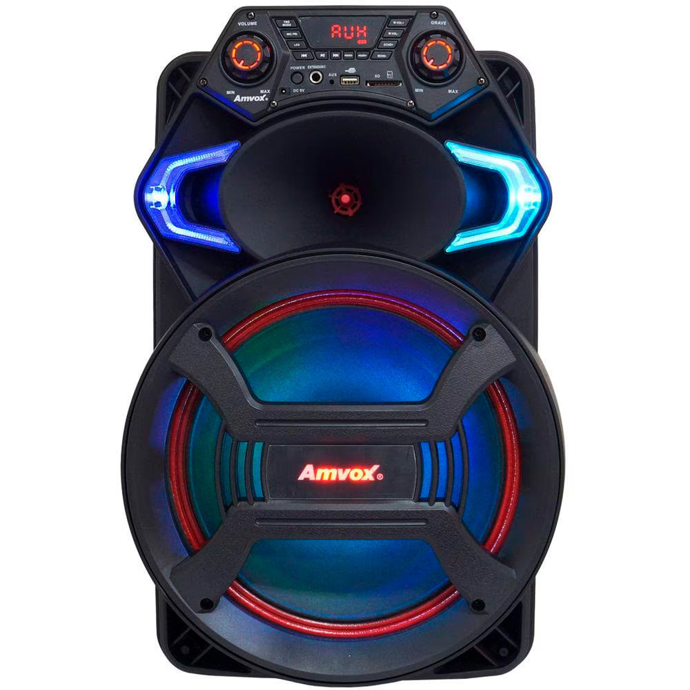 Encontraproduto.com.br - Caixa De Som Aca 550 Strondo Ii Bluetooth 5500w Amvox Preto Biv