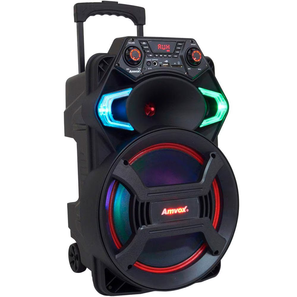 Encontraproduto.com.br - Caixa De Som Aca 550 Strondo Ii Bluetooth 5500w Amvox Preto Biv