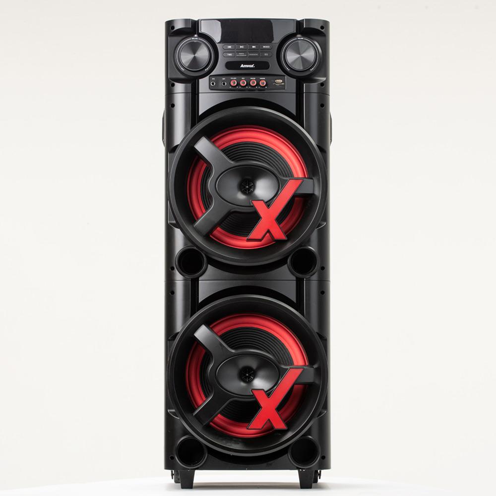 Caixa de Som Amplificada Bluetooth Amvox 1300W ACA1300 NEW X