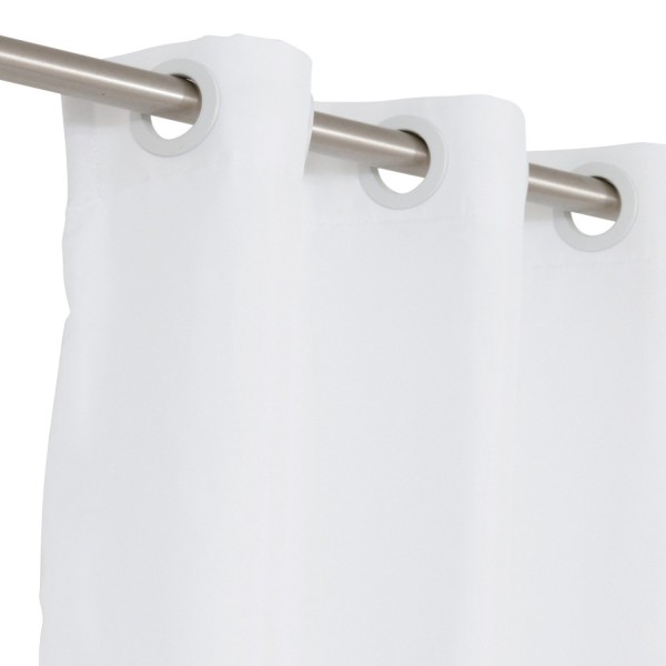 Encontraproduto.com.br - Cortina Voil Liso com Forro 260x170CM 13607 Branco Becadecor