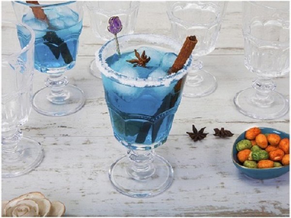 Encontraproduto.com.br - Jogo 6 Taças Vidro Transparente Rendinha 260 Ml