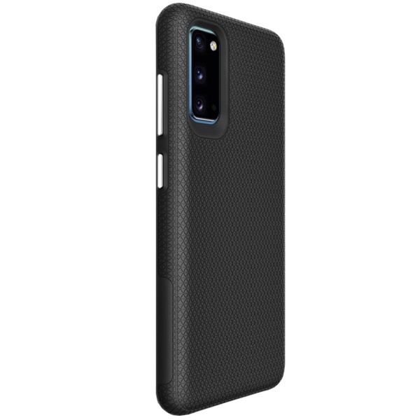 Encontraproduto.com.br - Capa Protetora Antiqueda Y-Cover Triangle Preto Samsung Galaxy S20
