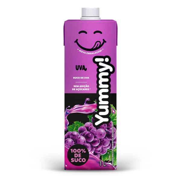 Encontraproduto.com.br - Suco Yummy Integral s/ Adição de Açúcar Uva 1l