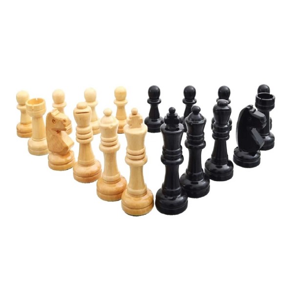 Encontraproduto.com.br - Peças Xadrez em Madeira Nobre Chumbada - Rei 10cm Cód.119