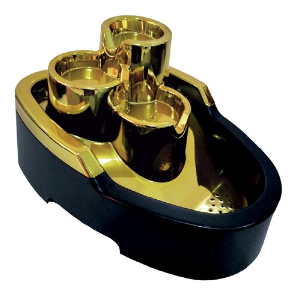 Bebedouro Fonte Bivolt Dourado para gatos Durapets - 2,5L