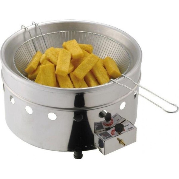 Tacho Fritador A Gás de Mesa 5L Óleo Metalcubas