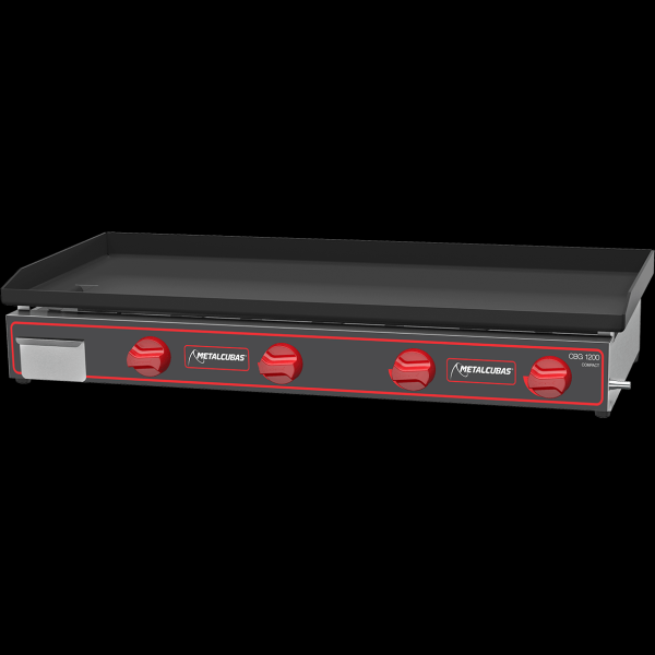 Chapa Bifeteira a Gás Metalcubas, 120cm, Compacta - CBG1200C