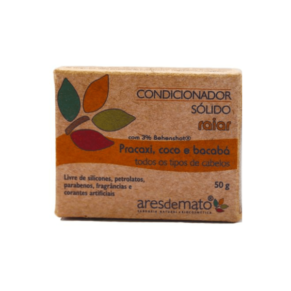 Encontraproduto.com.br - Condicionador Sólido Raiar para Todos os Cabelos 50g - Ares de Mato