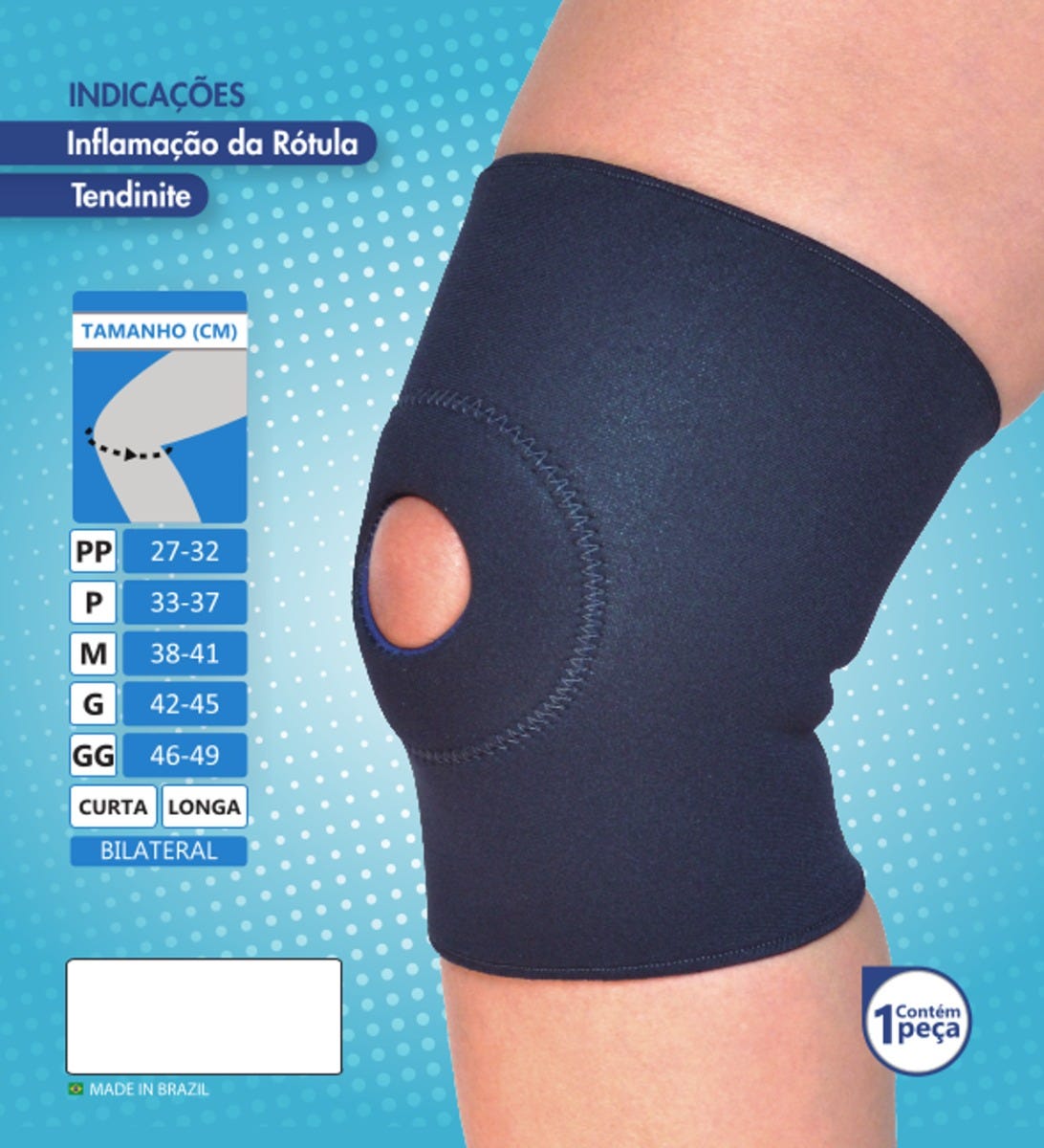 Encontraproduto.com.br - Udine Joelheira Cur com Suporte para Rótula P