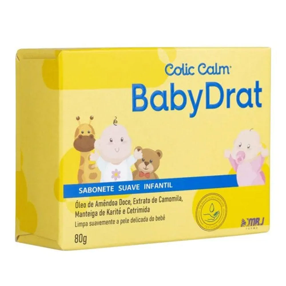 Encontraproduto.com.br - Sabonete Infantil em Barra Colic Calm Baby Drat Suave com 80g