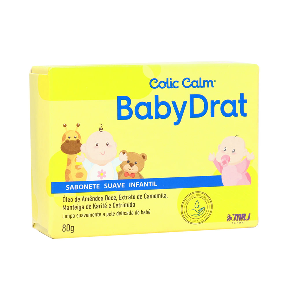 Encontraproduto.com.br - Sabonete Infantil em Barra Colic Calm Baby Drat Suave com 80g