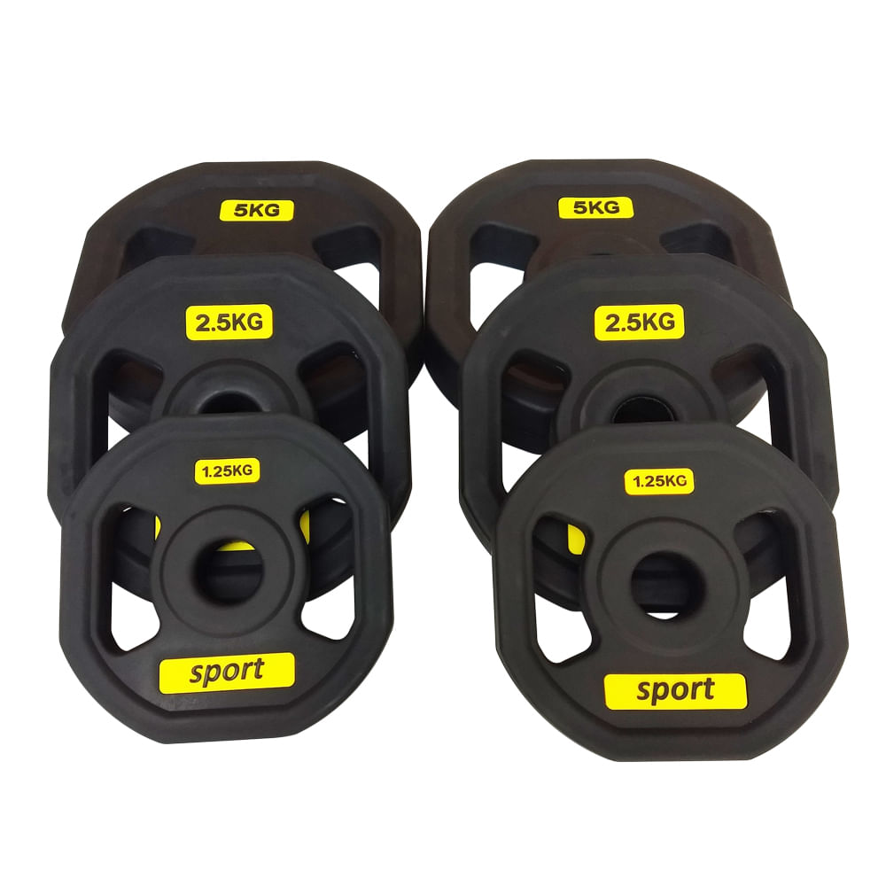 Kit Pump Profissional  Pegada Emborrachada Preto