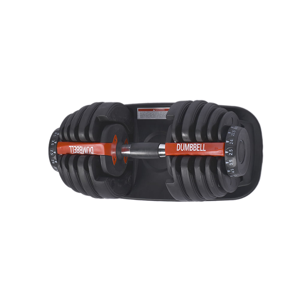 Encontraproduto.com.br - Dumbbell Halter com Anilhas Regulavel 24kg Ahead Sports
