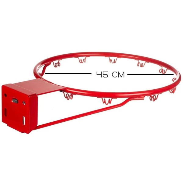 Encontraproduto.com.br - Cesta Aro De Basquete Fixo Bonafit Vermelho