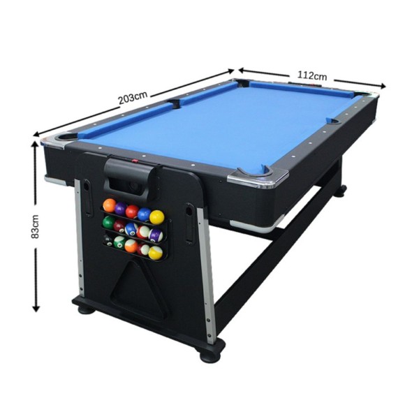 Encontraproduto.com.br - Mesa Multijogos 4 Em 1 Ping Pong Bilhar E Air Hockey Ahead Sports Preto