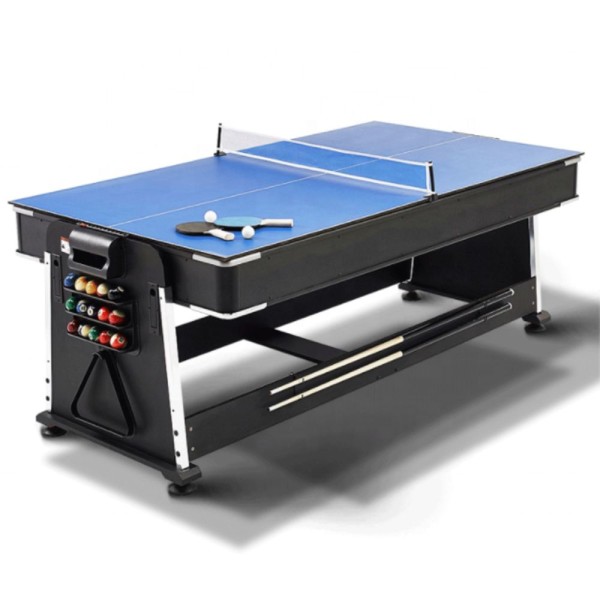 Encontraproduto.com.br - Mesa Multijogos 4 Em 1 Ping Pong Bilhar E Air Hockey Ahead Sports Preto