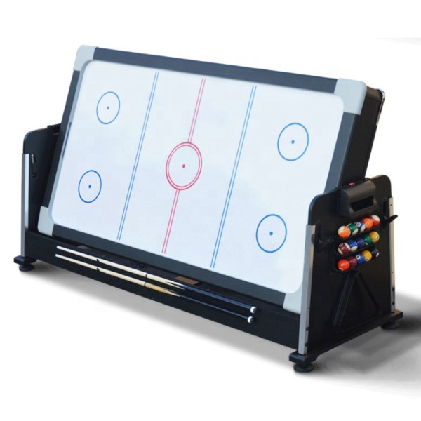 Encontraproduto.com.br - Mesa Multijogos 4 Em 1 Ping Pong Bilhar E Air Hockey Ahead Sports Preto