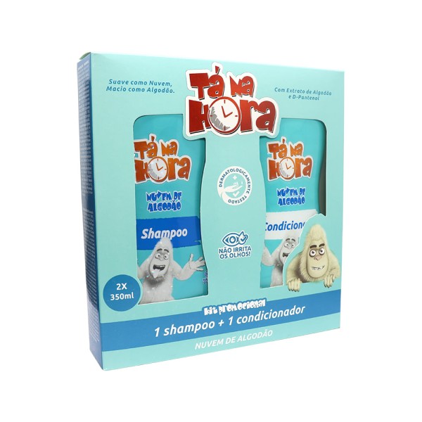 Encontraproduto.com.br - Shampoo + Condicionador Tá Na Hora Nuvem De Algodão 350ml