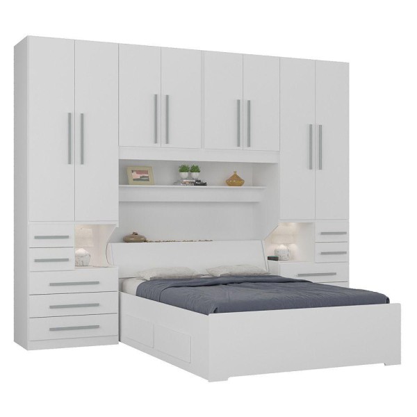 Dormitório De Casal Sem Cama 1223s Branco