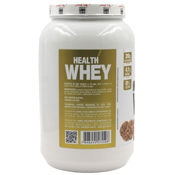 Encontraproduto.com.br - Whey Protein Health Labs Cookies 900g