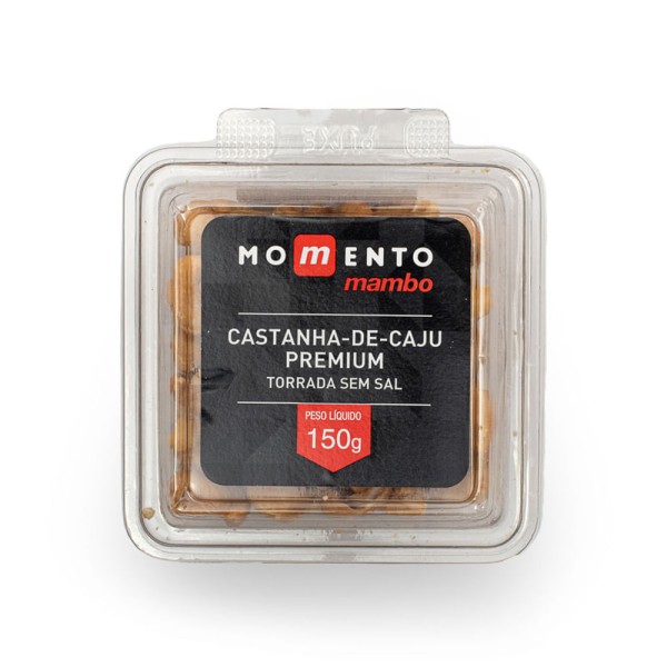Encontraproduto.com.br - Castanha de Caju  Premium Sem Sal Momento Mambo 150g