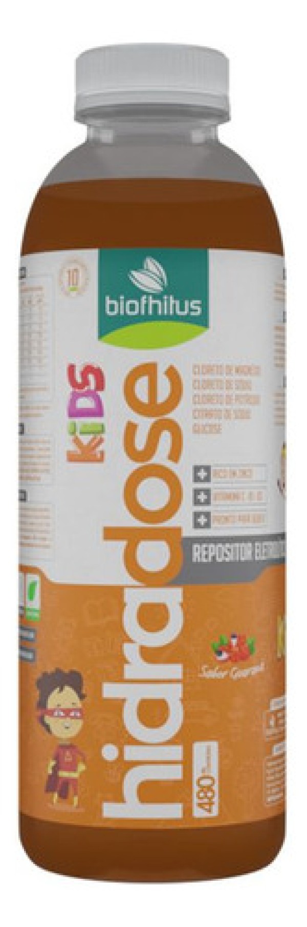 Soro Isotônico Hidradose Biofhitus Kids Guaraná 480ml