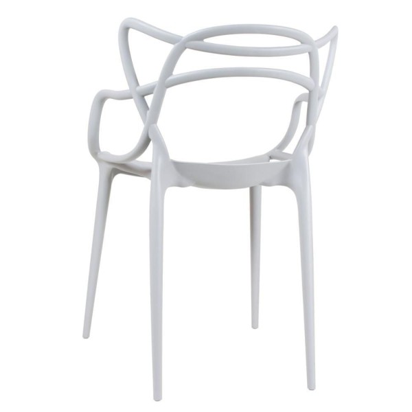 Encontraproduto.com.br - Cadeira Masters Allegra - Cinza Claro