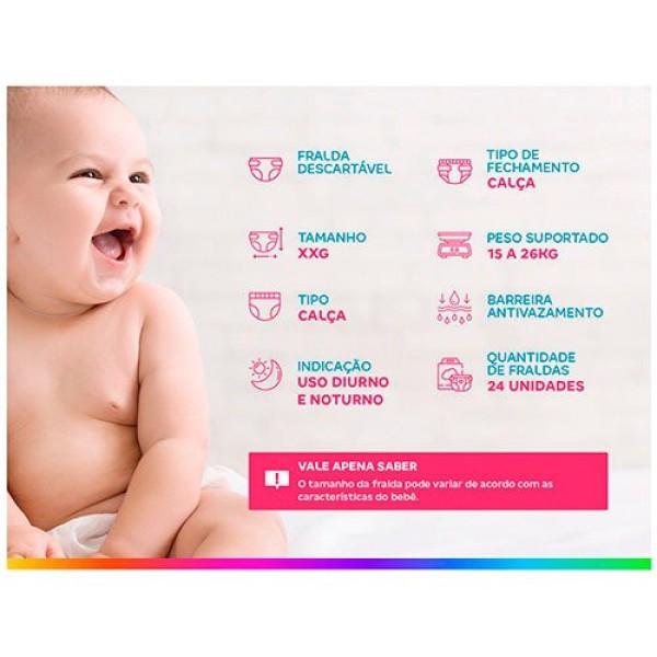 Encontraproduto.com.br - Fralda Mamypoko Premium Seca Com 24 Tamanho.xxg