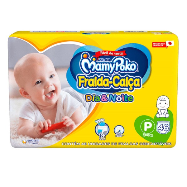 Encontraproduto.com.br - Fraldas MamyPoko Dia&Noite Calça P