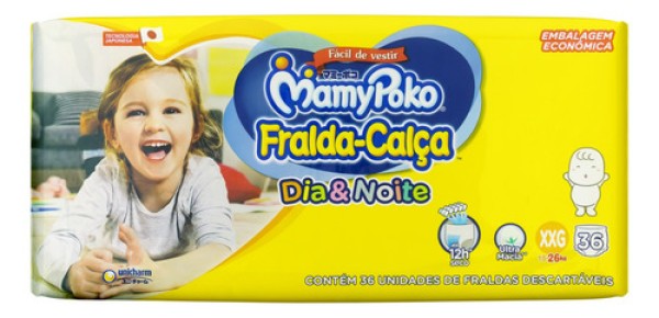 Encontraproduto.com.br - Fraldas MamyPoko Dia&Noite Calça P