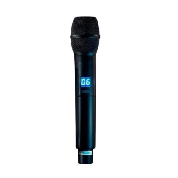 Encontraproduto.com.br - Microfone Sem Fio Preto Digital Multifrequencia Ls916