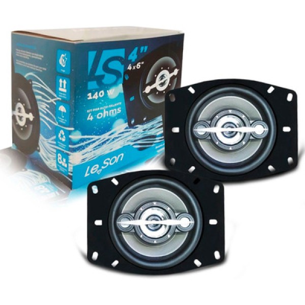 Encontraproduto.com.br - Kit Com 2 Alto-falantes 4x6