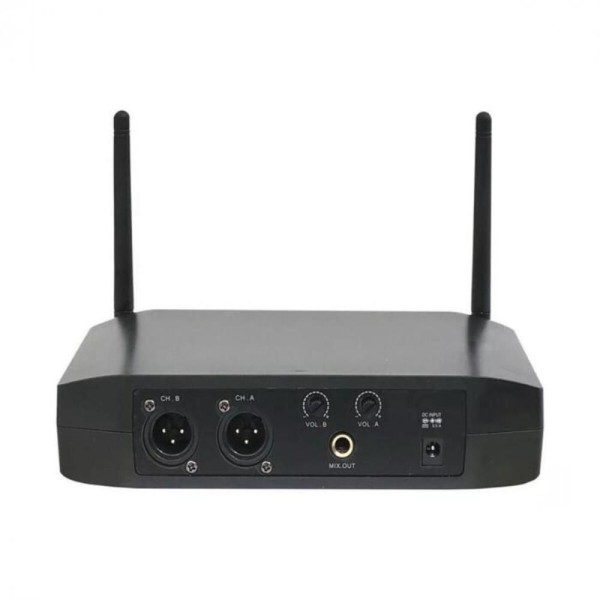 Encontraproduto.com.br - Microfone sem Fio Duplo Headset Bodypack Digital HD-950D Bege LS-902