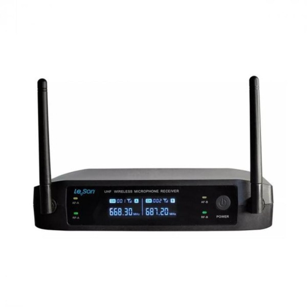 Encontraproduto.com.br - Microfone sem Fio Duplo Headset Bodypack Digital HD-950D Bege LS-902