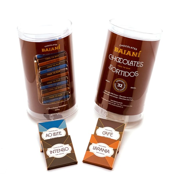 Encontraproduto.com.br - Kit Mini Chocolates Sortidos Baianí 224g