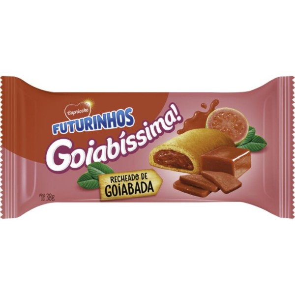 Encontraproduto.com.br - Biscoito Recheado Capricche Goiabíssima Pacote com 38g