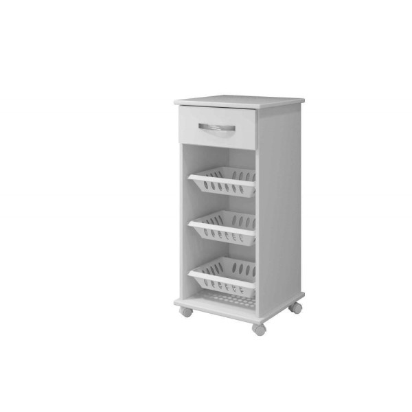 Encontraproduto.com.br - Fruteira Curitiba Armário Cozinha Área Serviço Cesto Branco