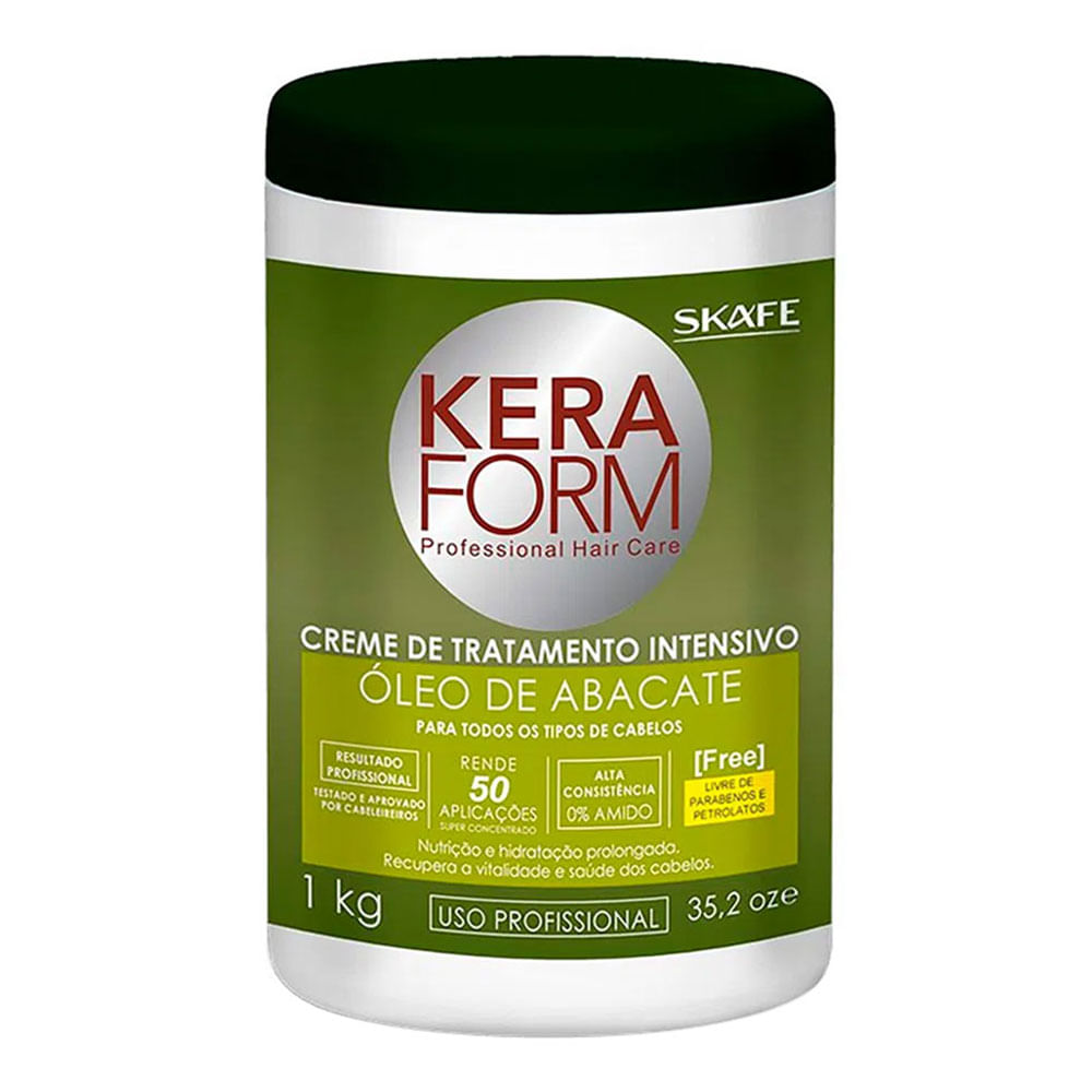 Skafe Keraform Óleo de Abacate - Creme de Pentear