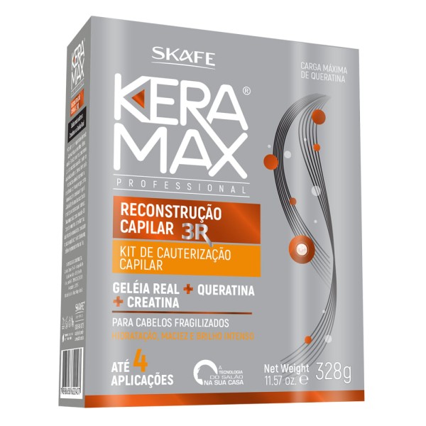 Encontraproduto.com.br - Cauterização Reconstrução Capilar  Keramax 328g
