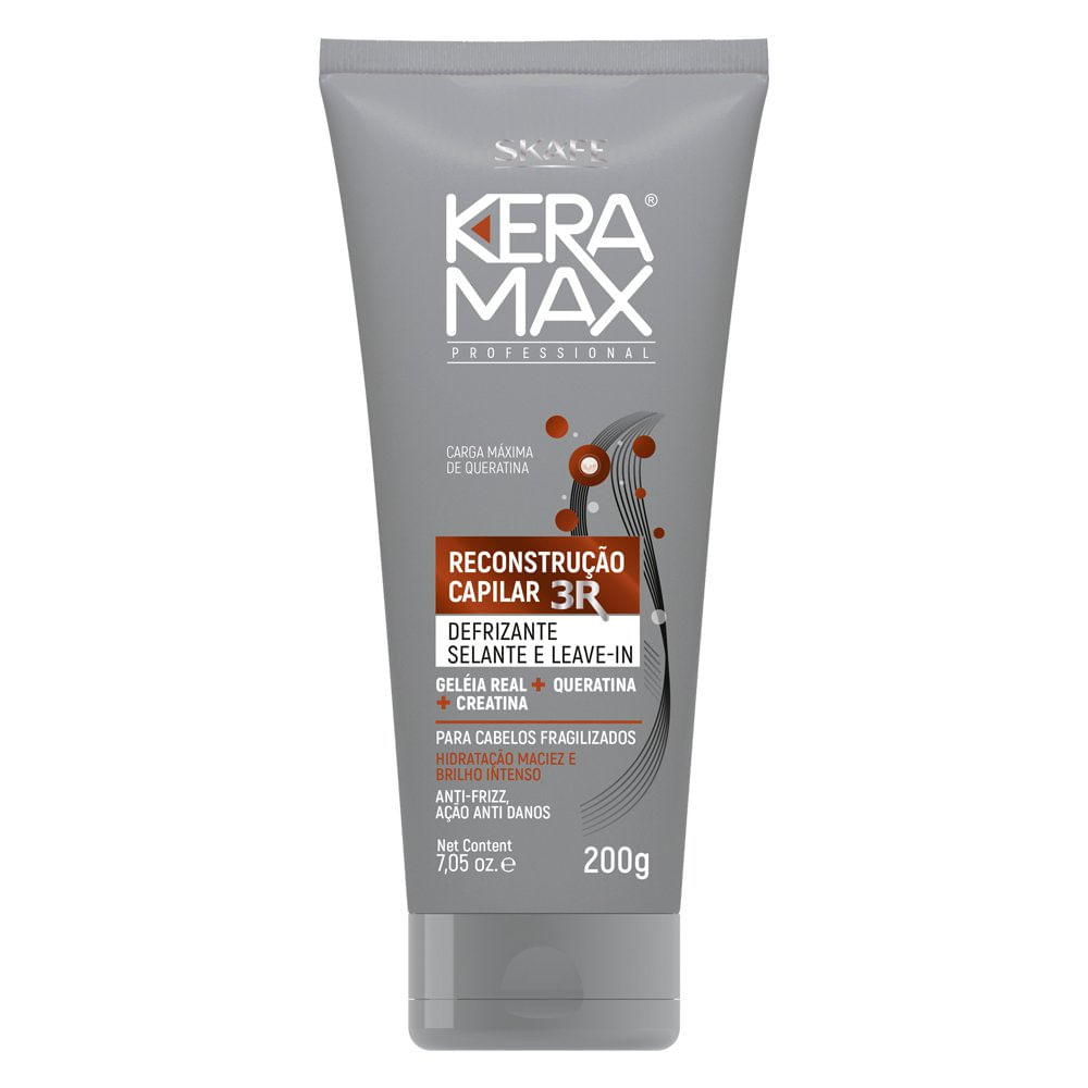 Skafe Keramax Reconstrução Capilar 3R - Defrizante Leave-In