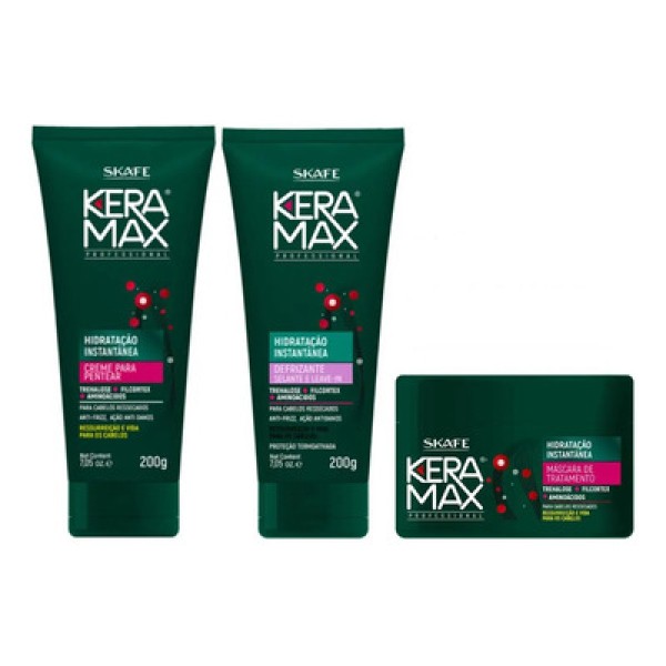 Condicionador Keramax Hidratação Instantânea Skafe