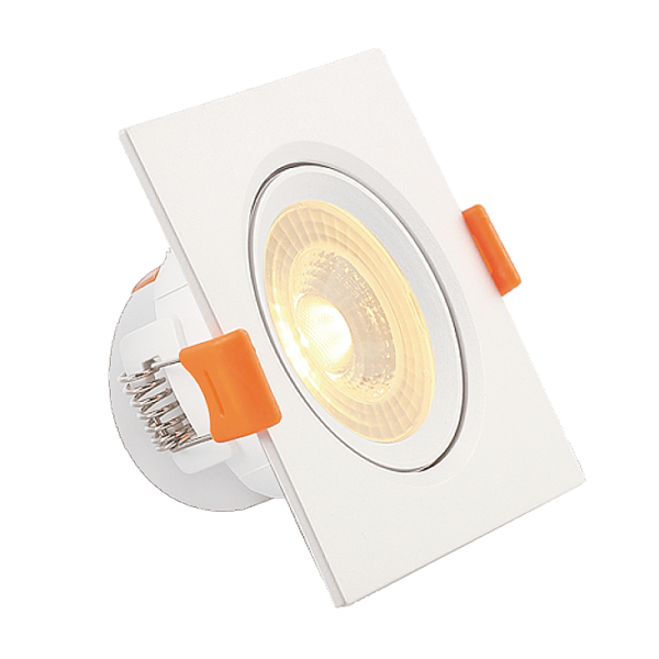 Encontraproduto.com.br - Spot Quadrado Cob Led 7w 9x9x4cm