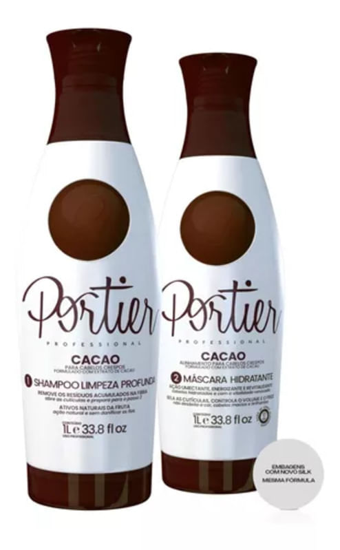 Encontraproduto.com.br - Kit Progressiva Cacao Portier - 1L