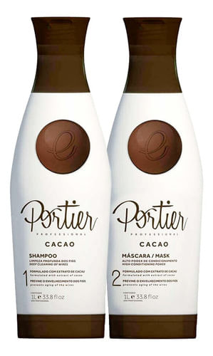 Encontraproduto.com.br - Kit Progressiva Cacao Portier - 1L