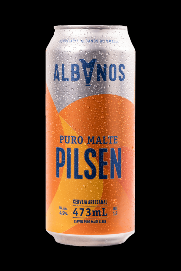 Encontraproduto.com.br - CERVEJA PILSEN ALBANOS 473ML LATA