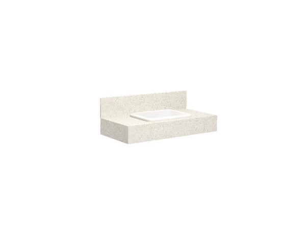 Encontraproduto.com.br - Bancada Com Cuba Embutida Pró 60 Bianco Blu