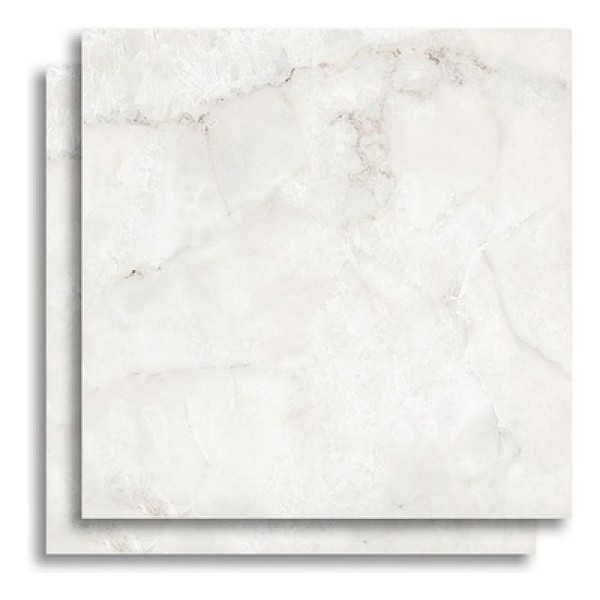 Encontraproduto.com.br - Porcelanto 82x82 Onix Ice PR82105 Polido Damme - Cx 2,02m²