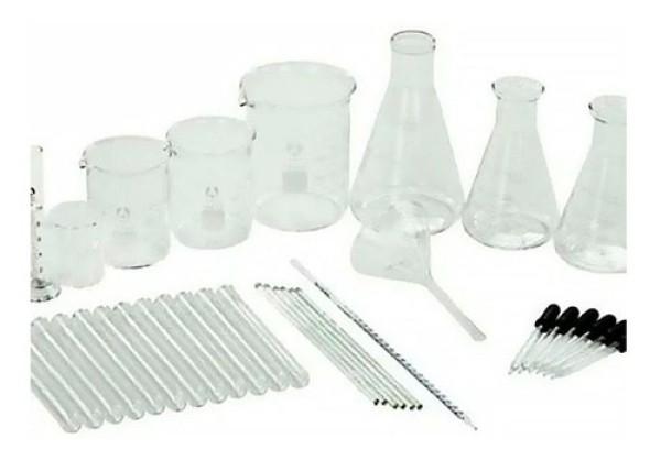 Kits Educativos Kit de Vidraria 156 Peças para Laboratório