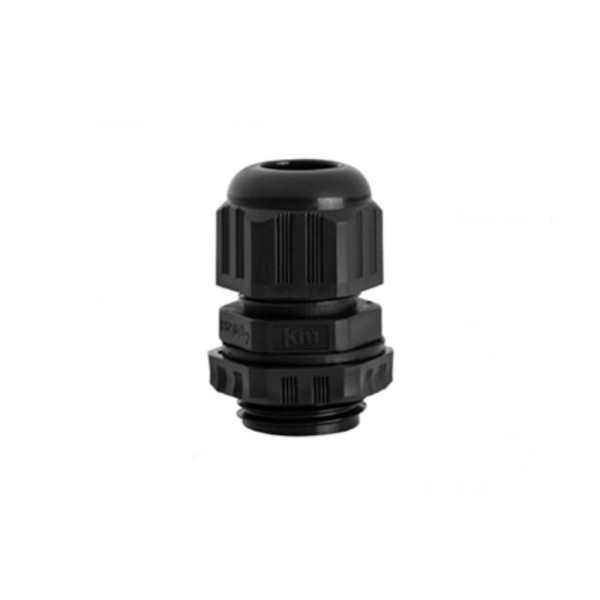 Prensa Cabo PVC 3/4 BSP Preto Longo Com Porca Ip68 Kraus Muller