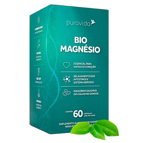 Bio Magnésio Puravida 60cáps